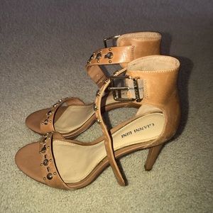 Gold studded stiletto